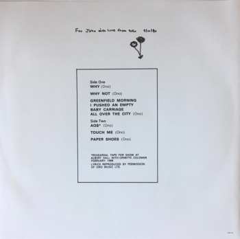 LP Yoko Ono: Yoko Ono / Plastic Ono Band LTD | CLR
