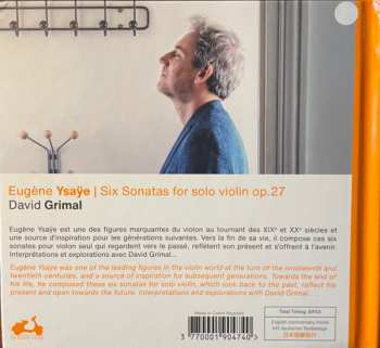 CD David Grimal: Violin Sonatas Op. 27