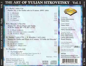 CD Yulian Sitkovetsky: The Art Of Yulian Sitkovetsky Vol. 1