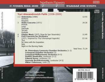CD Yuri Falik: Sinfonietta; Violin Concerto; Elegiac Music; First Concerto For Orchestra