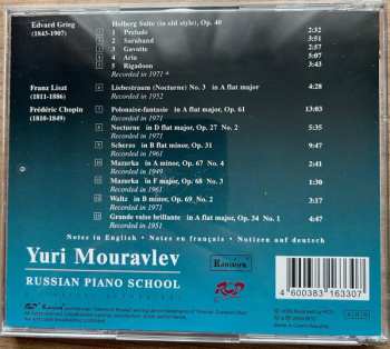 CD Yuri Mouravlev: Russian Piano School Grieg Liszt Chopin