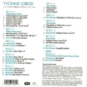 13CD/Zestaw pudełkowy Yvonne Loriod: The Complete Véga Recordings 1956-1963