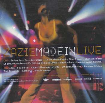2CD Zazie: Made In Live
