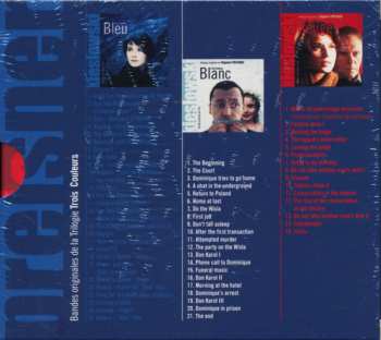 3CD/Zestaw pudełkowy Zbigniew Preisner: Three Colors Bleu Blanc Rouge Original Soundtracks By Zbigniew Preisner