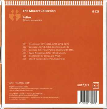 6CD/Zestaw pudełkowy Zefiro: The Mozart Collection