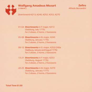 6CD/Zestaw pudełkowy Zefiro: The Mozart Collection