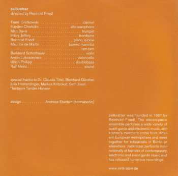 CD Zeitkratzer: Old School:  James Tenney