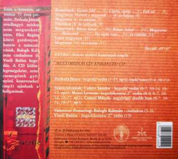 CD Kálmán Balogh: Zerkula János És A Szászcsávásiak