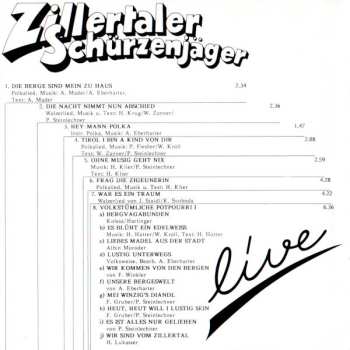CD Zillertaler Schürzenjäger: Live