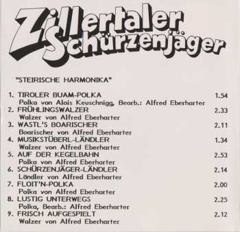 CD Zillertaler Schürzenjäger: Steirische Harmonika Instrumental