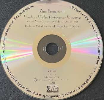 4CD/Zestaw pudełkowy Ludwig van Beethoven: Violin Concertos And A Treasury Of Chamber Works All Previoulsy Unissued