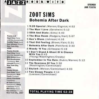 CD Zoot Sims: Bohemia After Dark
