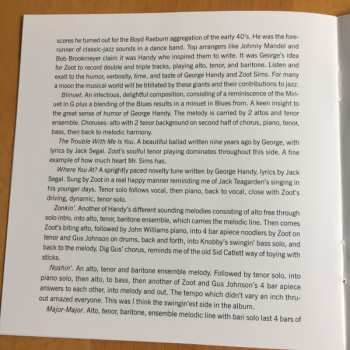 CD Zoot Sims: Plays Alto, Tenor And Baritone