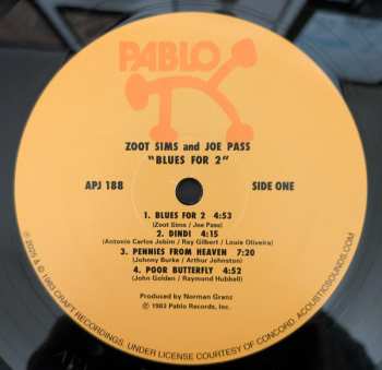 LP Zoot Sims: Blues For 2