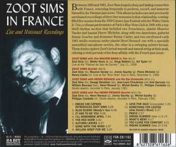 CD Zoot Sims: Zoot Sims In France