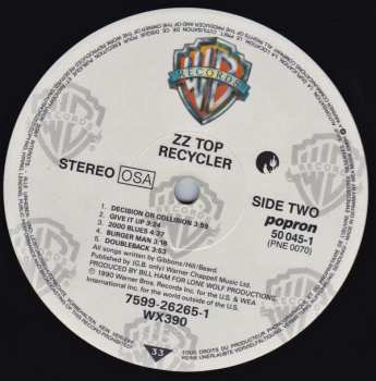 LP ZZ Top: Recycler